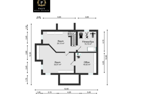 big family house with 242 m² of usable area plus terrace, garden and garage